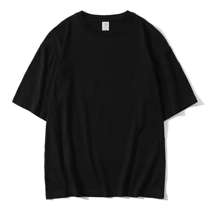Men's Pink Loose Cotton T-Shirt Plus Size - Image 2