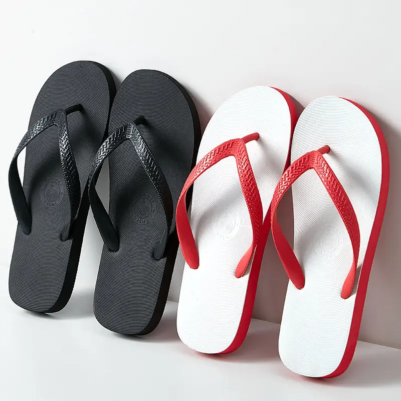 Thai flip flops men's summer non-slip slippers trendy rubber wear-resistant indoor and outdoor beach shoes personality student - Image 8