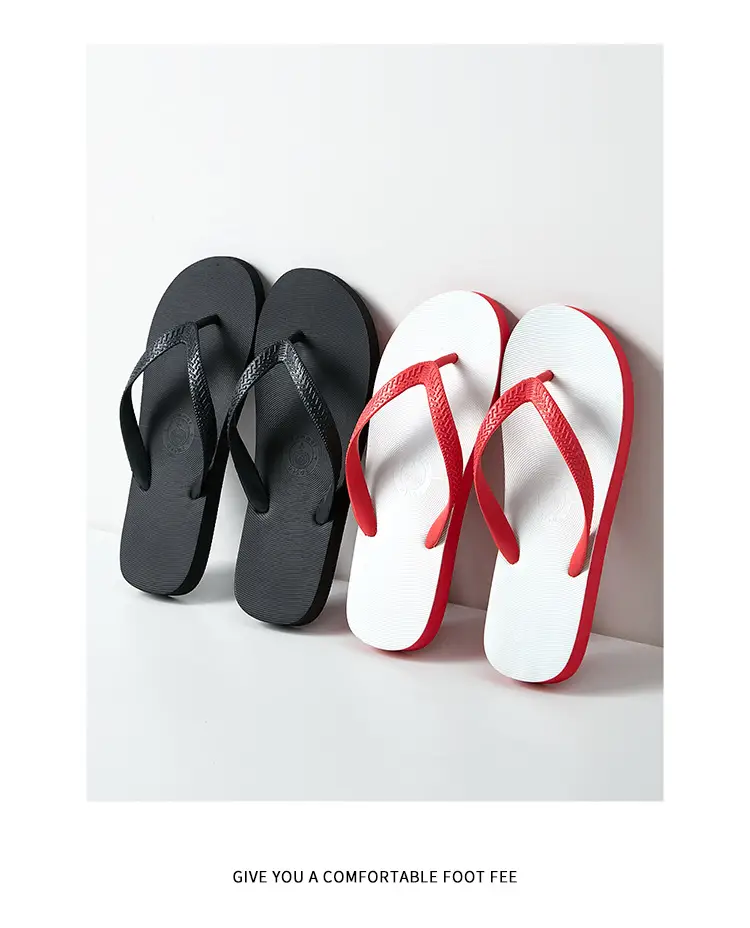 Thai flip flops men's summer non-slip slippers trendy rubber wear-resistant indoor and outdoor beach shoes personality student — feature 22