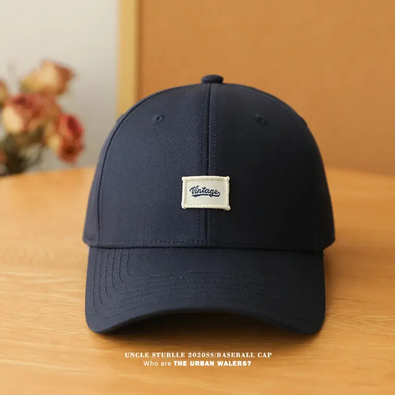 Men's Beige Logo Baseball Cap Unstitched — feature 14
