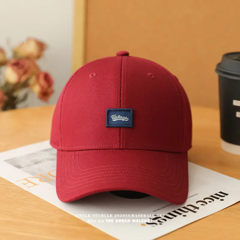 Men's Beige Logo Baseball Cap Unstitched — feature 9