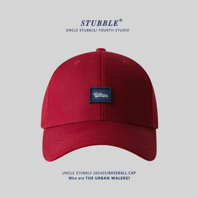 Men's Beige Logo Baseball Cap Unstitched - Image 4