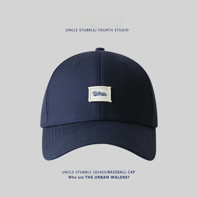 Men's Beige Logo Baseball Cap Unstitched - Image 7