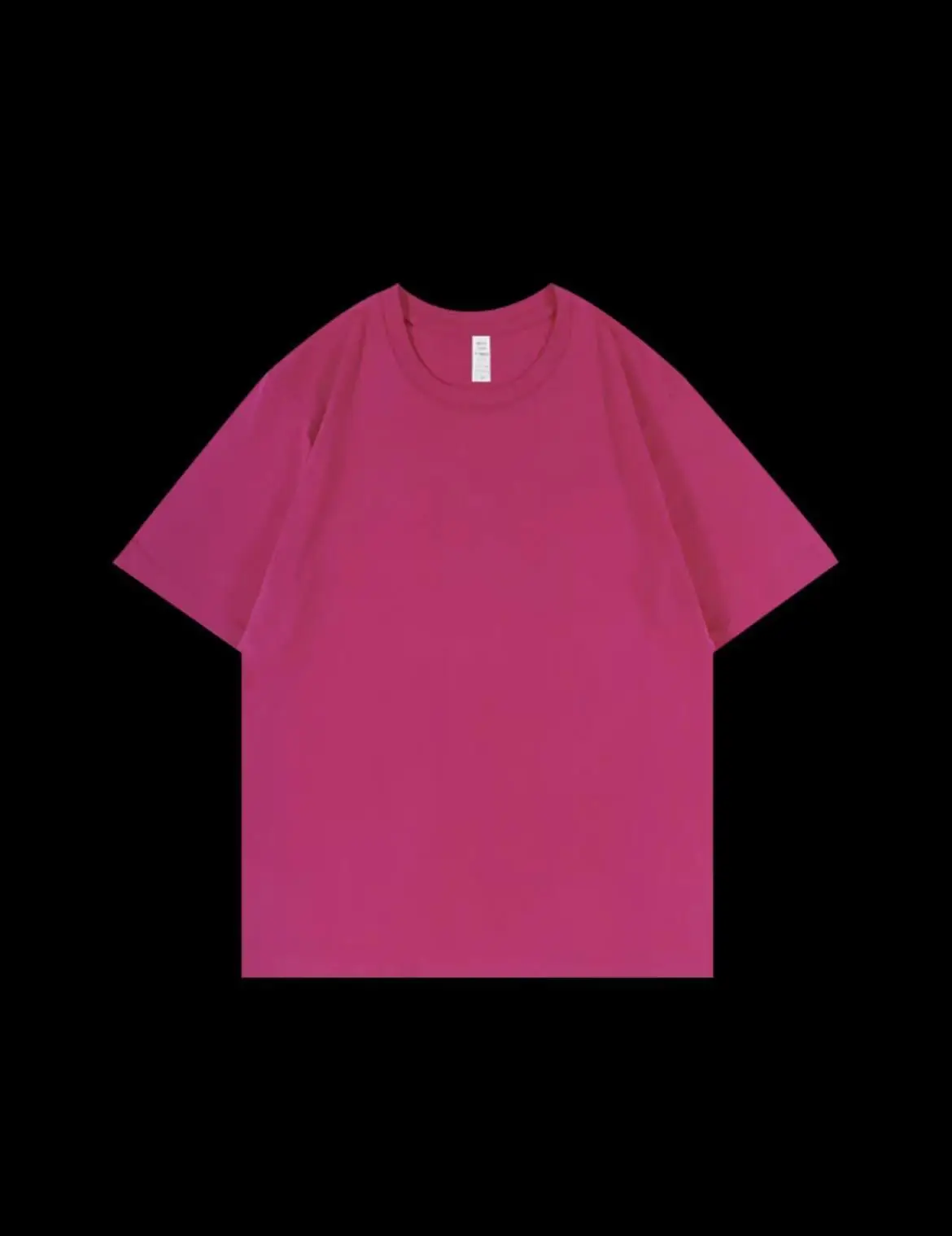 Men Pure Cotton Round Neck T-Shirt 200g Solid Color - Image 10