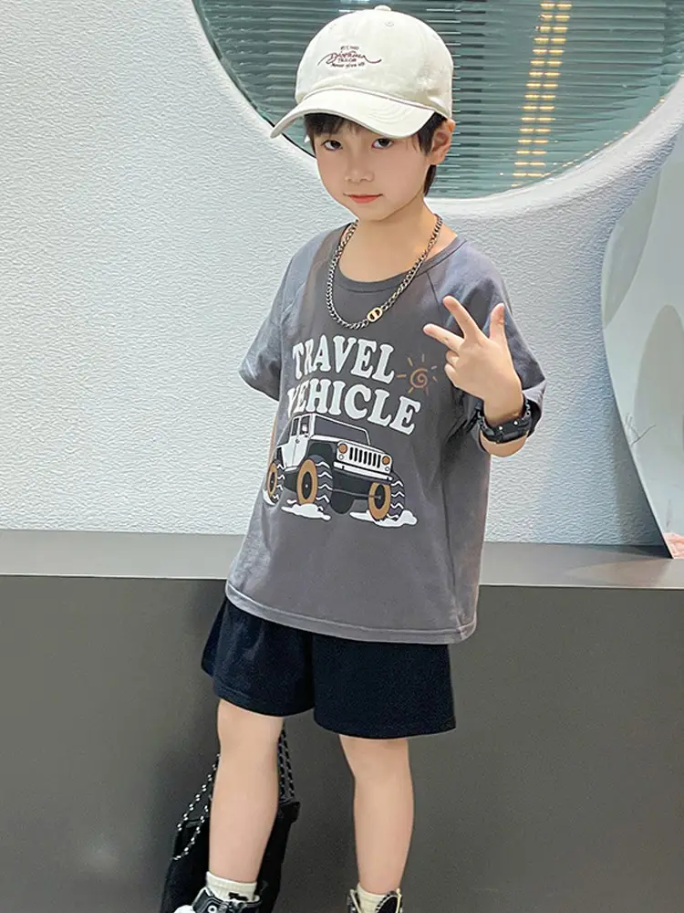 Girls Cotton Printed Shorts Set Summer Lightweight - Image 8