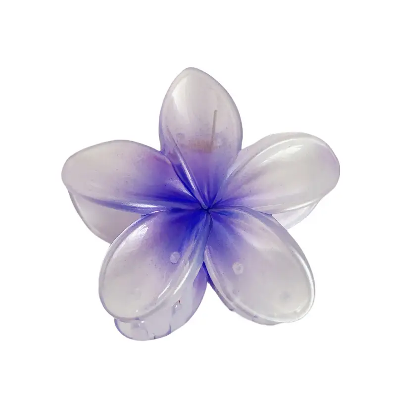 Mermaid Color Frangipani Hair Clips for Women - Image 11