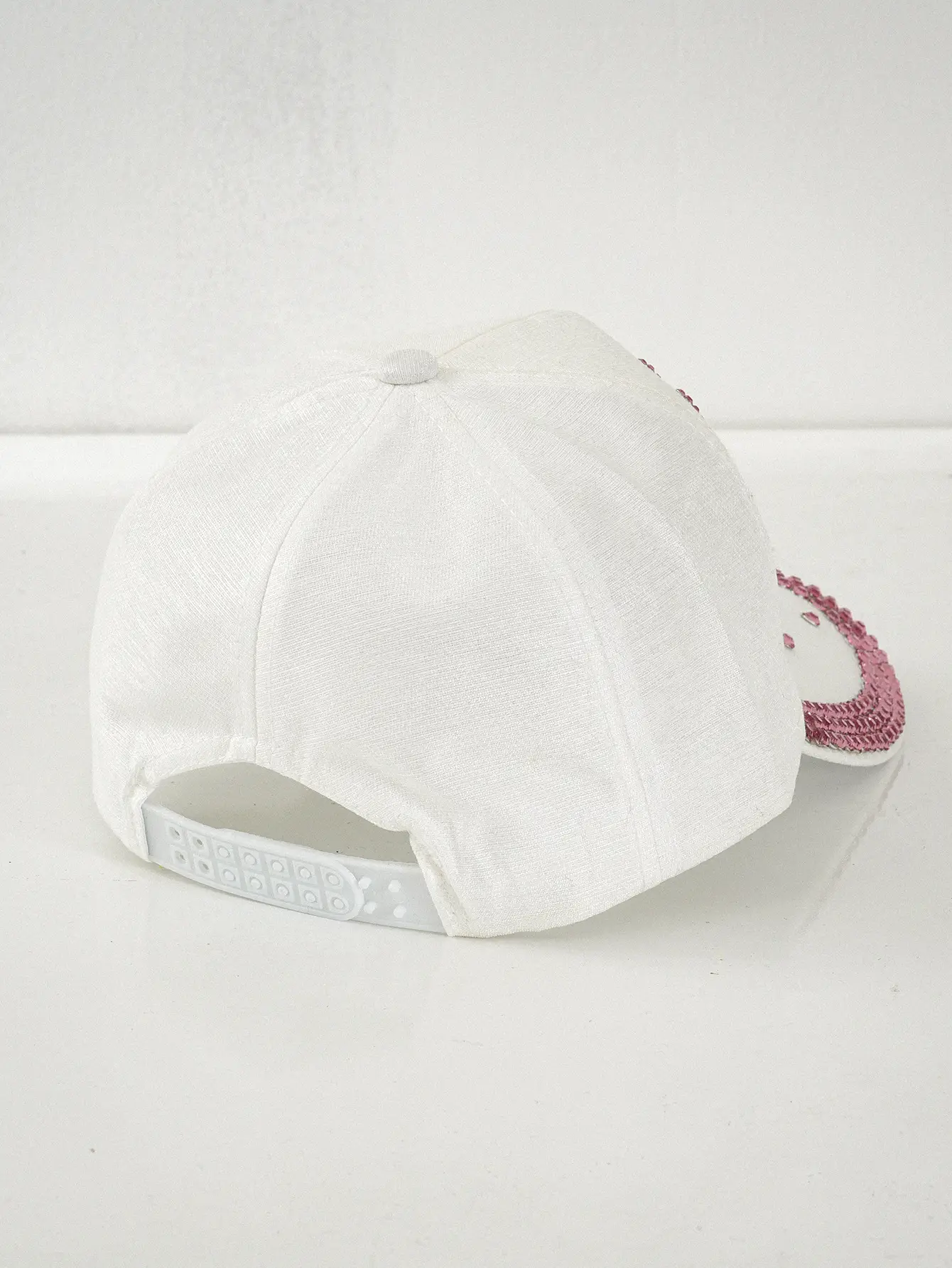 Cross-Border Hope Pink Rhinestone Cap for Women — feature 4