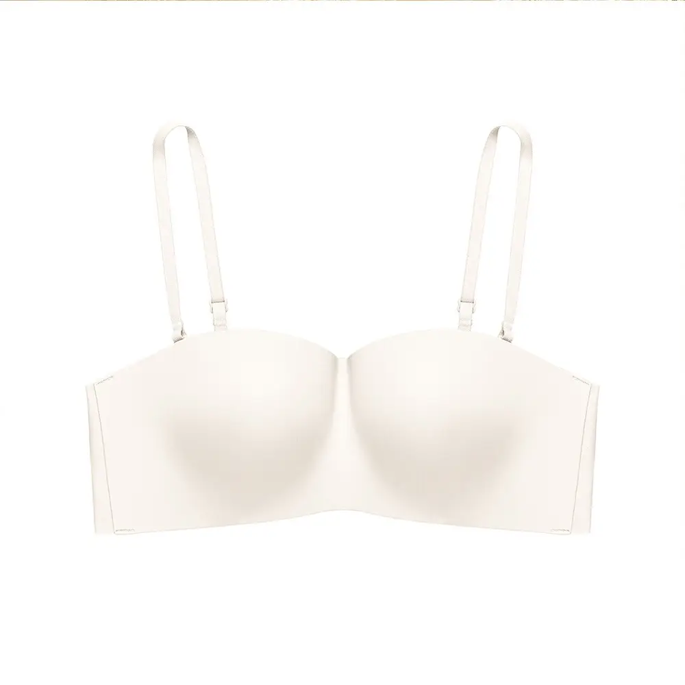 Seamless Smooth Two-Way Wear Women's Bra with Soft Support, Gentle Lift for Small Busts, Anti-Slip Breathable Bra, Seamless Gathering Bra