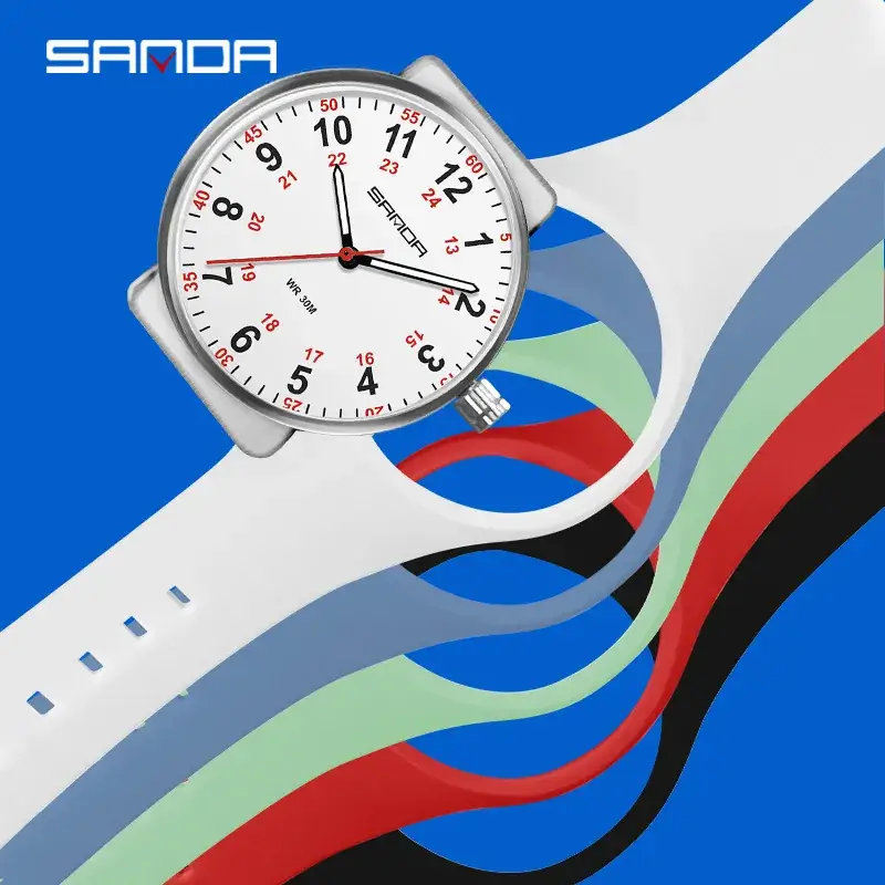 Sanda Casual Sports Watch for Men Women Detachable Strap - Image 10