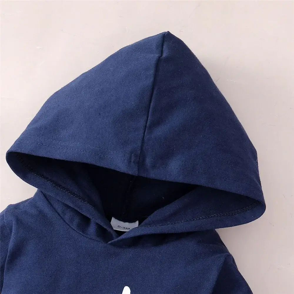 Red Boss Print Baby Hooded Suit for Boys Girls — feature 10