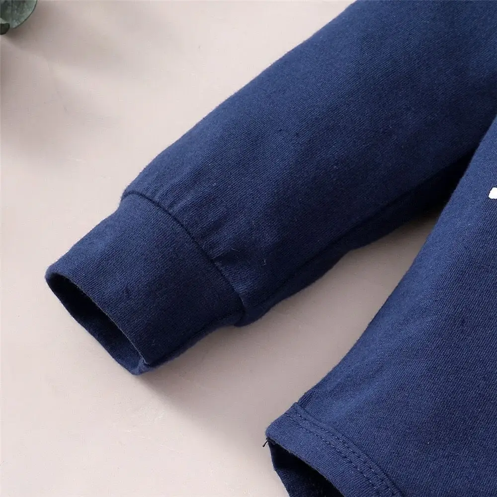 Red Boss Print Baby Hooded Suit for Boys Girls — feature 14