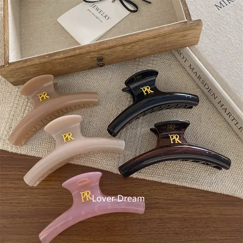Golden Letter Hairpin for Women Fashion Clip — feature 10