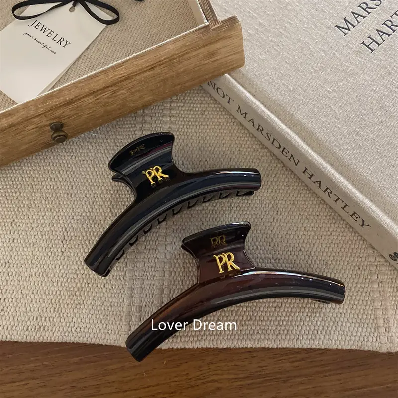 Golden Letter Hairpin for Women Fashion Clip — feature 11