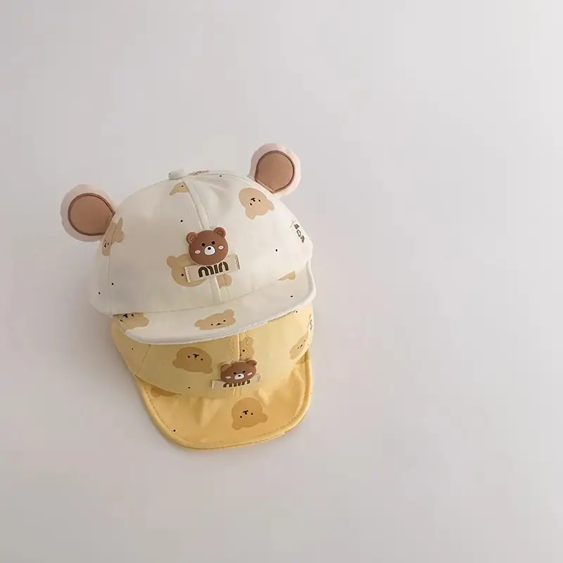 Baby Bear Sunproof Hats for Boys Spring Autumn - Image 5