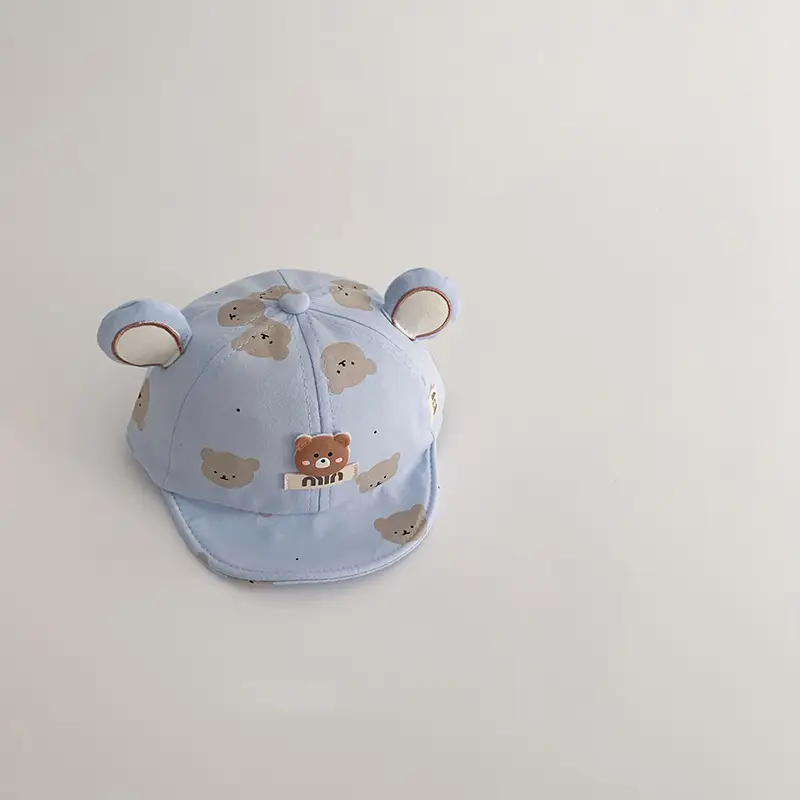 Baby Bear Sunproof Hats for Boys Spring Autumn - Image 2
