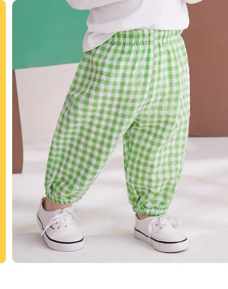 Baby Checkered Shorts for Boys Girls Summer Wear — feature 30