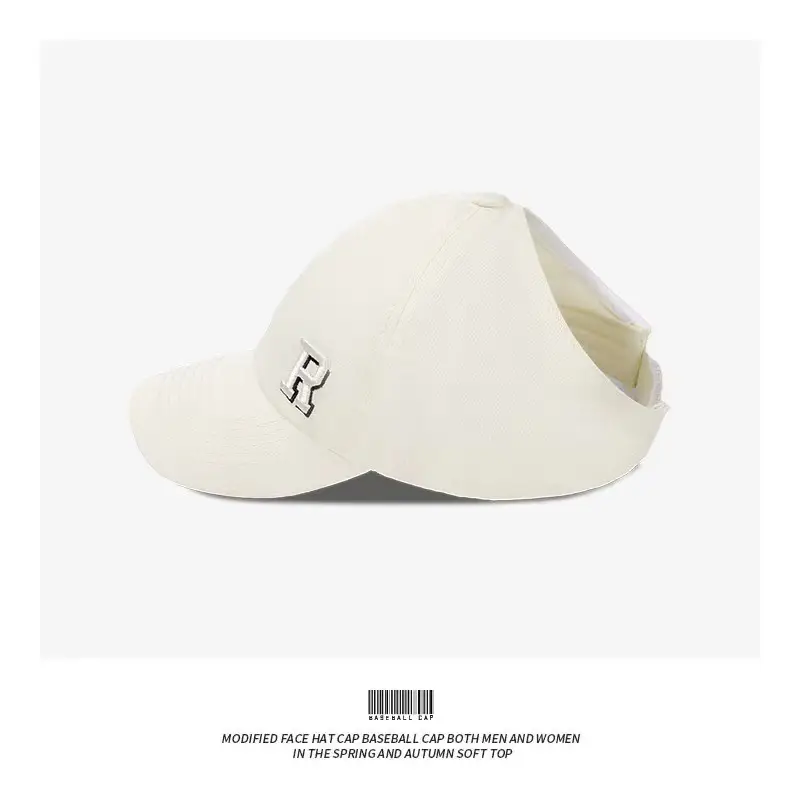 Girls Beige Anti-UV Baseball Cap with Cap Back — feature 6