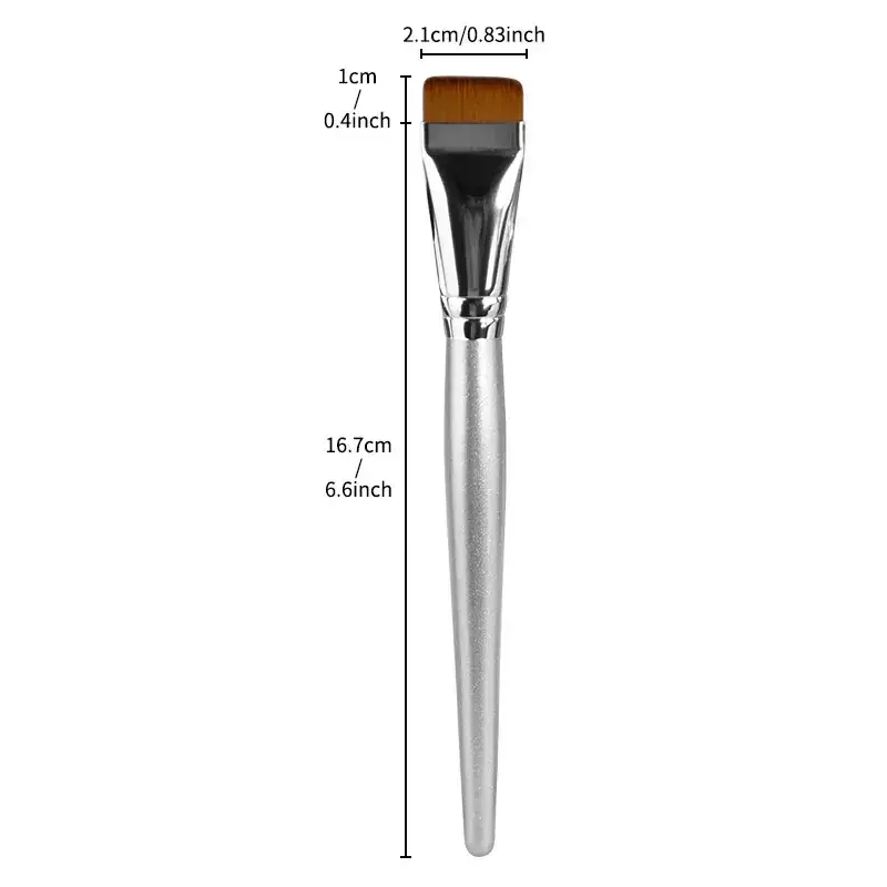 In-line Flat Concealer Makeup Brush for Foundation - Image 3