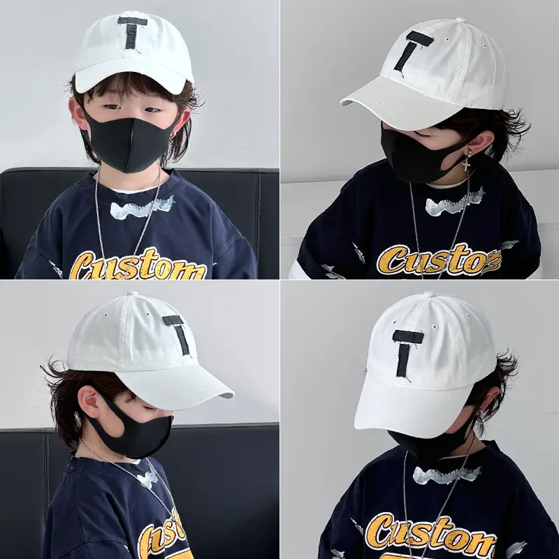 Korean Boys Baseball Cap with Mask & T-Shirt - Image 5