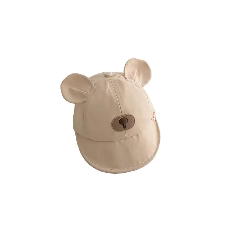 Blue Cartoon Bear Hat for Baby Sun Protection Cap - Image 8