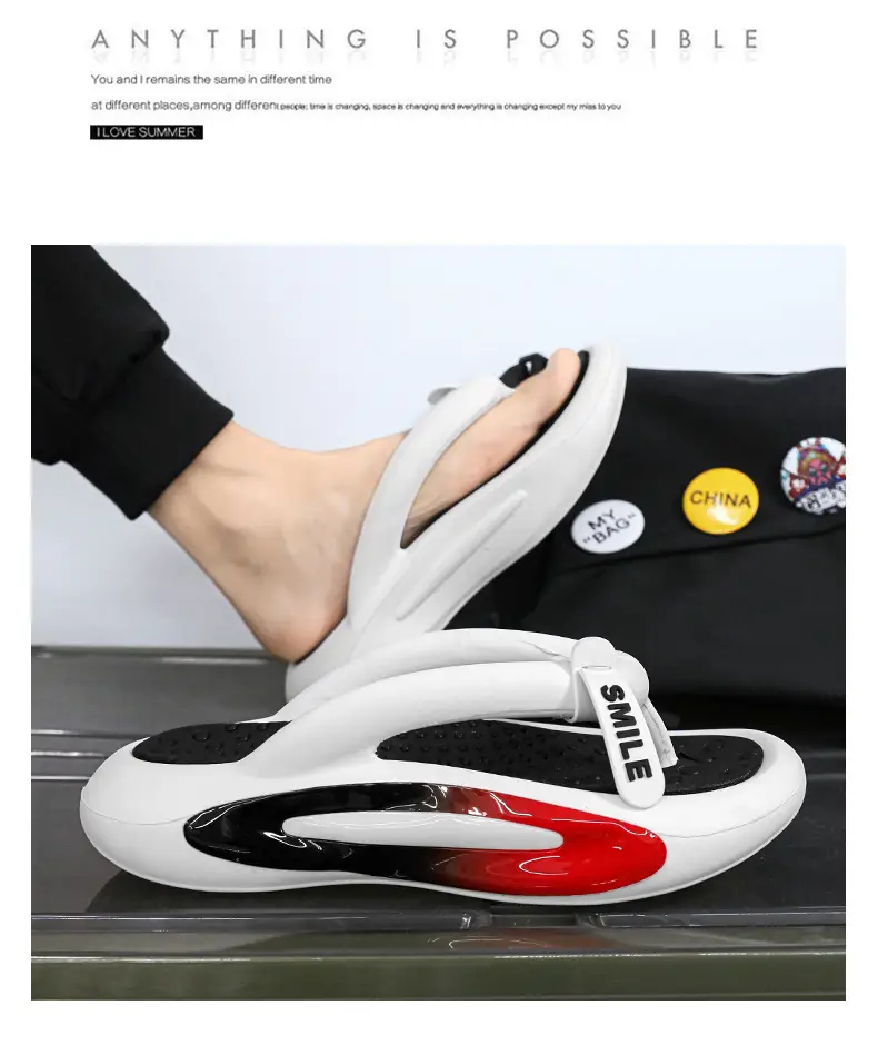 Foreign Trade Large Size Flip-Flops Men's Summer Shoes Sandals Couple's Non-Slip Beach Slippers Sports Flip-Flops — feature 9