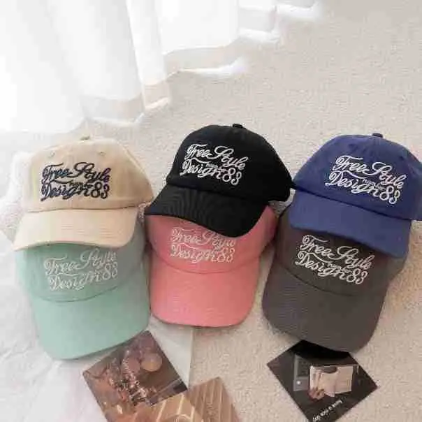 Mint Green Japanese Style Baseball Cap for Women