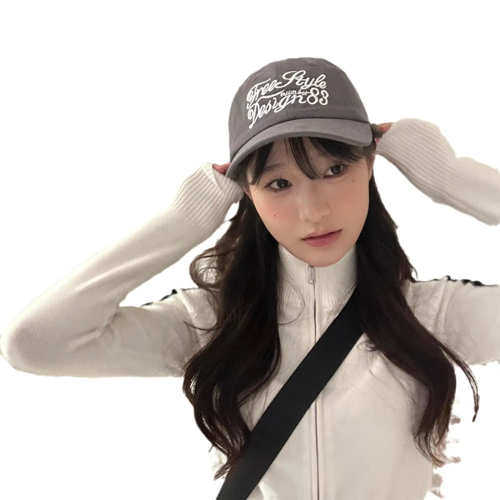Mint Green Japanese Style Baseball Cap for Women