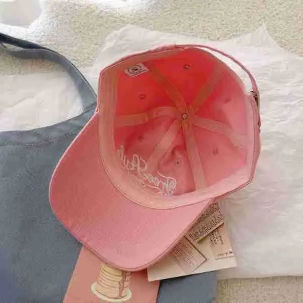 Mint Green Japanese Style Baseball Cap for Women — feature 13