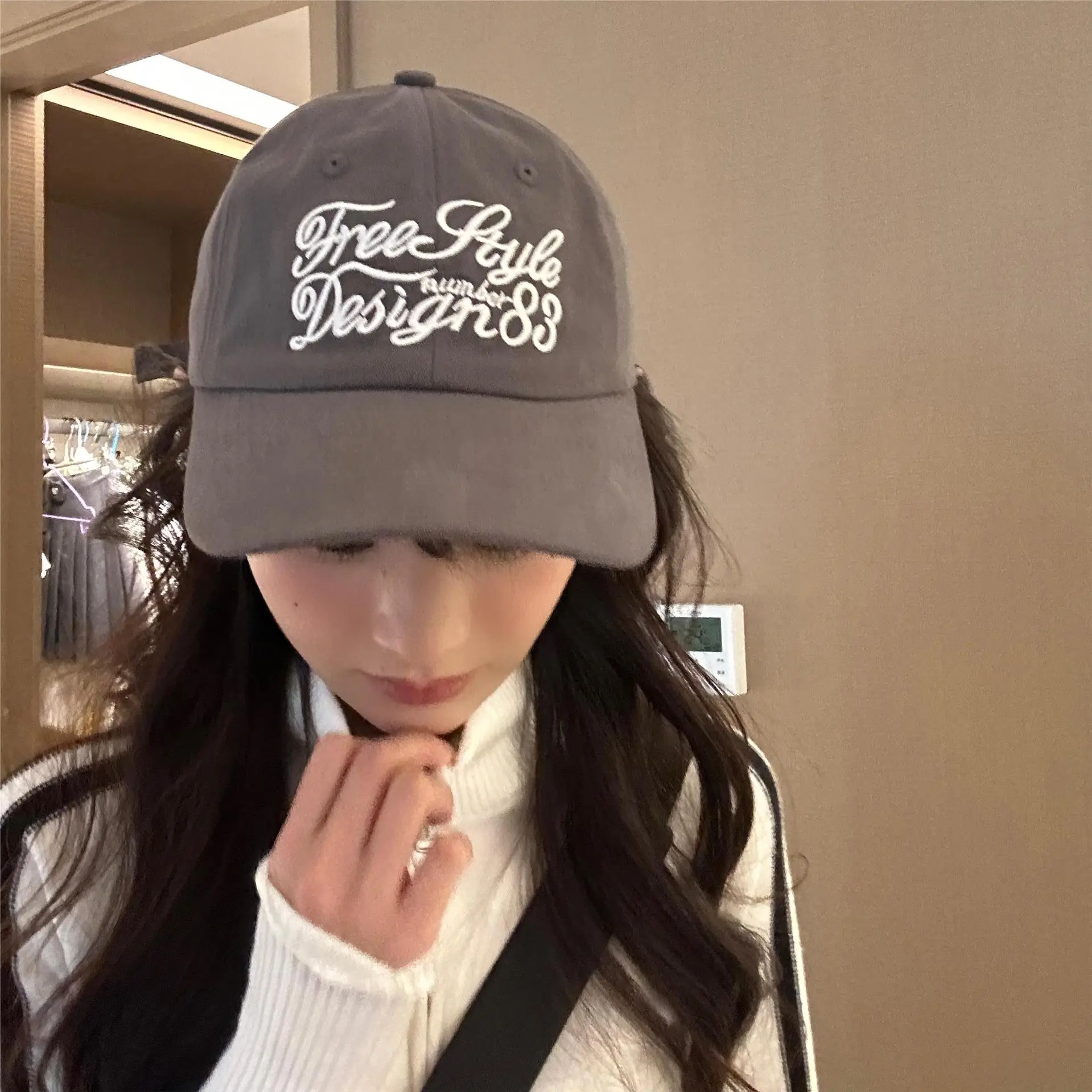 Mint Green Japanese Style Baseball Cap for Women — feature 8