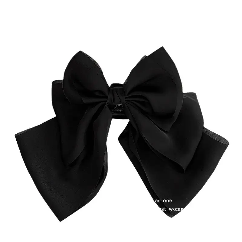 Satin French Bow Hair Clip for Women - Image 49