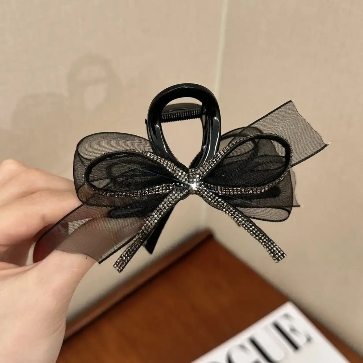 Satin French Bow Hair Clip for Women - Image 29