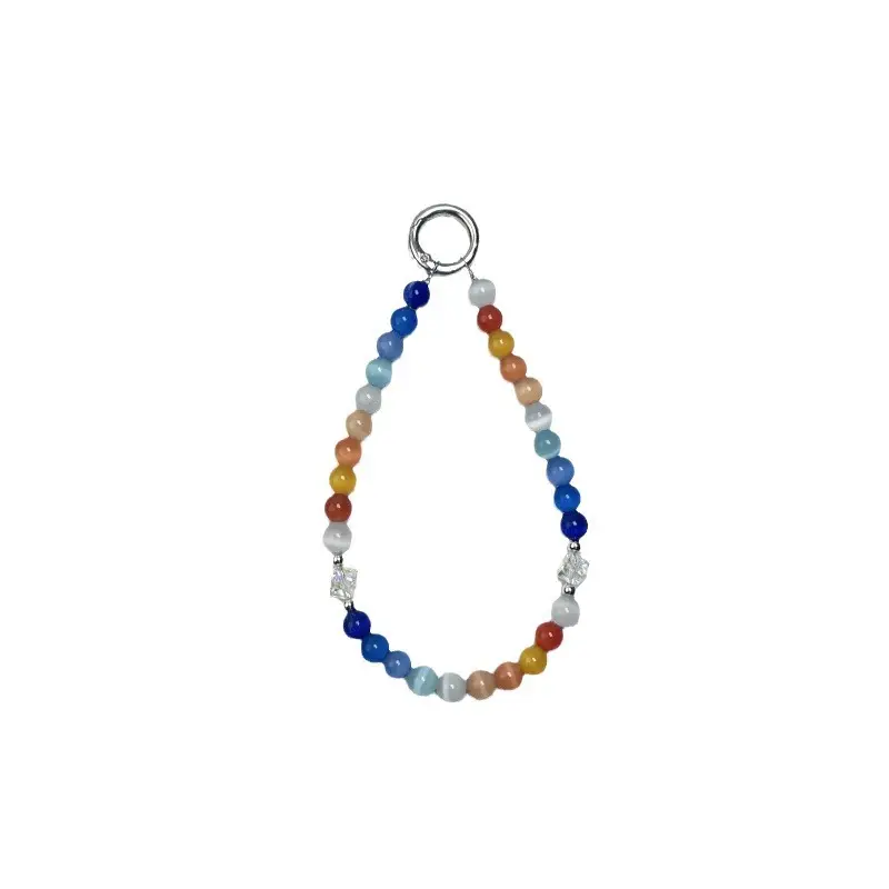 Water Cube Crystal Mobile Phone Chain in Rainbow Colors - Image 5