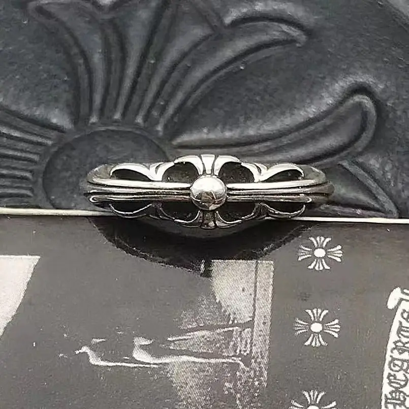 2024 Crocore Ring Trendy Brand Finger Ring Eternal Iris Domineering ins Old Retro European and American Tail Ring Wholesale