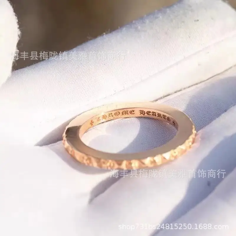 2024 Crocore Ring Trendy Brand Finger Ring Eternal Iris Domineering ins Old Retro European and American Tail Ring Wholesale