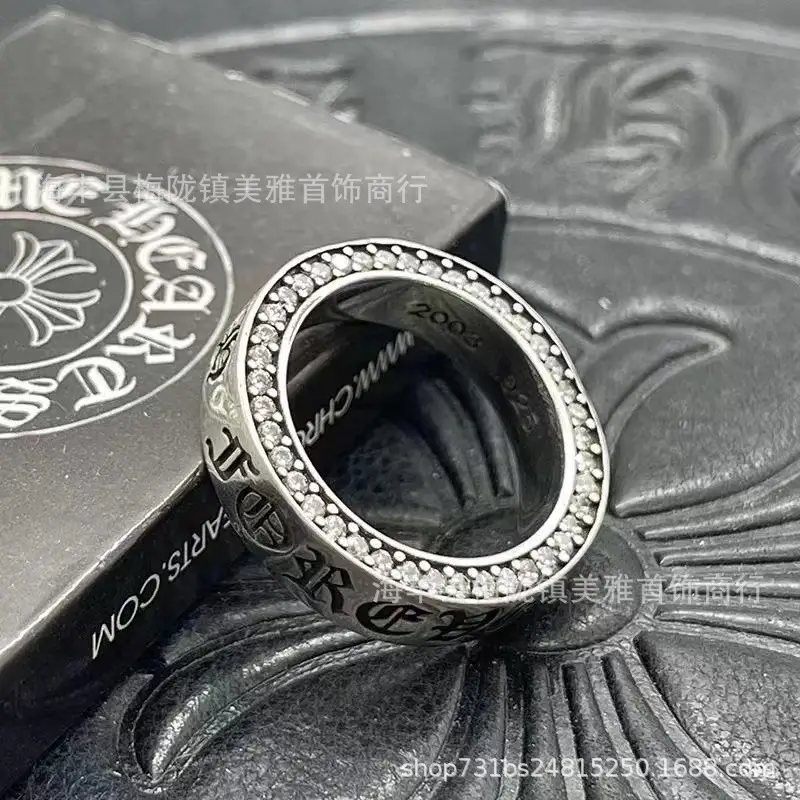 2024 Crocore Ring Trendy Brand Finger Ring Eternal Iris Domineering ins Old Retro European and American Tail Ring Wholesale
