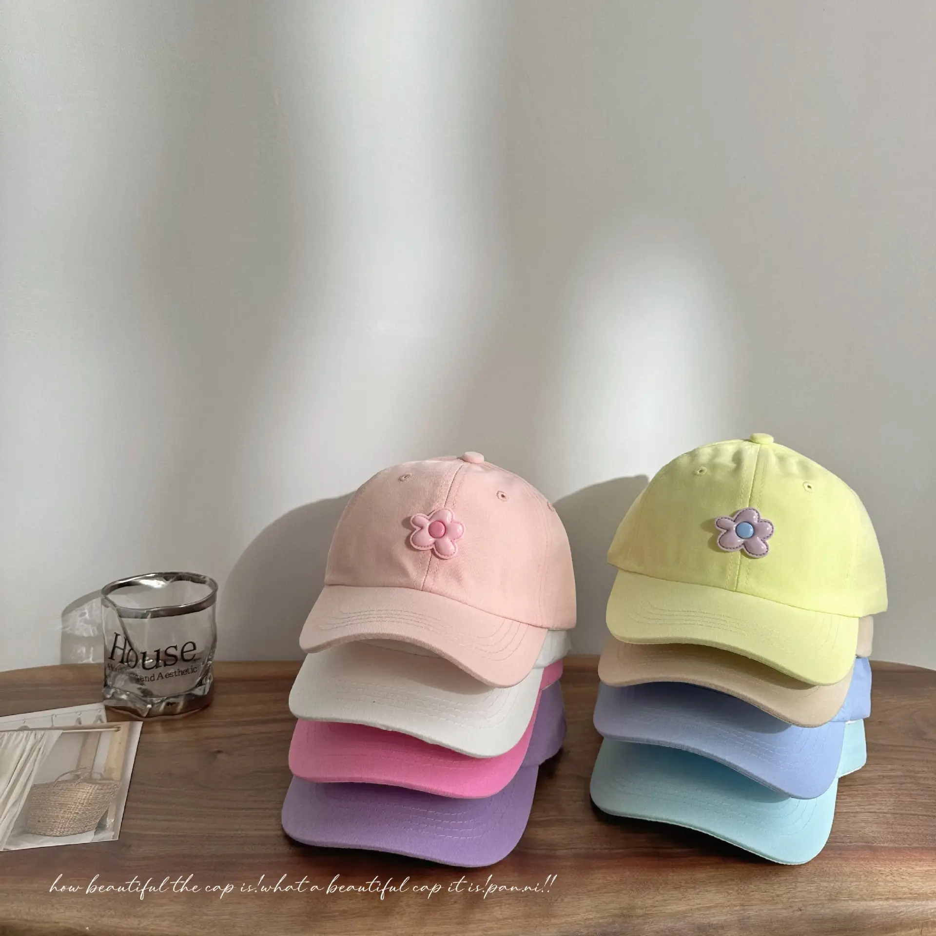Sweet Flower Baseball Caps for Girls Spring Color — feature 22