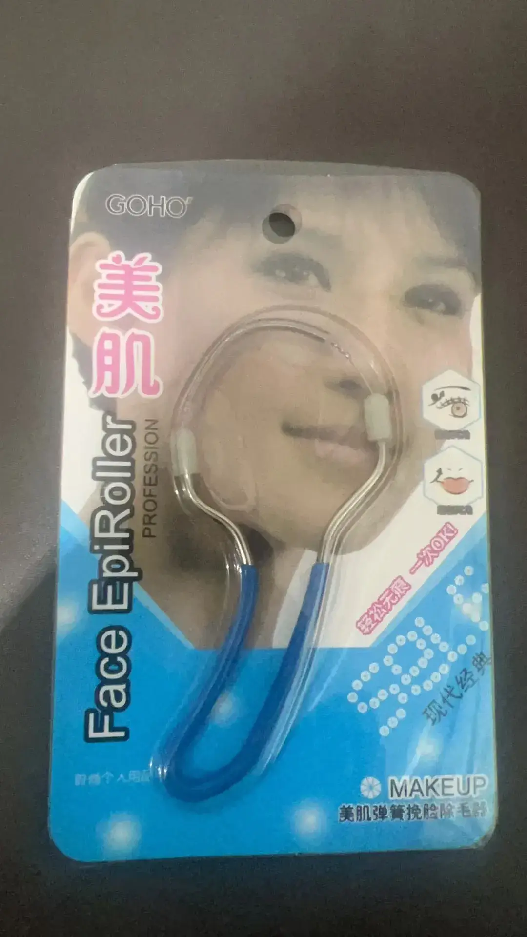 Spring Face Hair Remover for Women Pink Blue - Image 2
