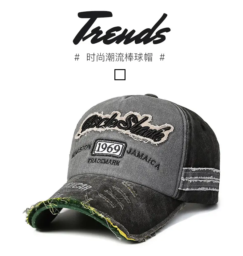 Men's 1969 Jim Barry Washed Letter Cap — feature 1