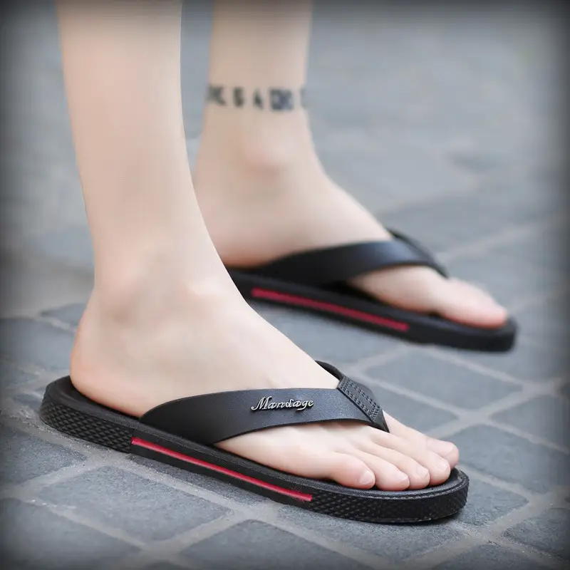 Flip-flops for Men 2023 New Summer Sandals for Men Breathable Shoes Non-slip Lightweight Wear-resistant Casual Plastic Bathroom Sandals - Image 6