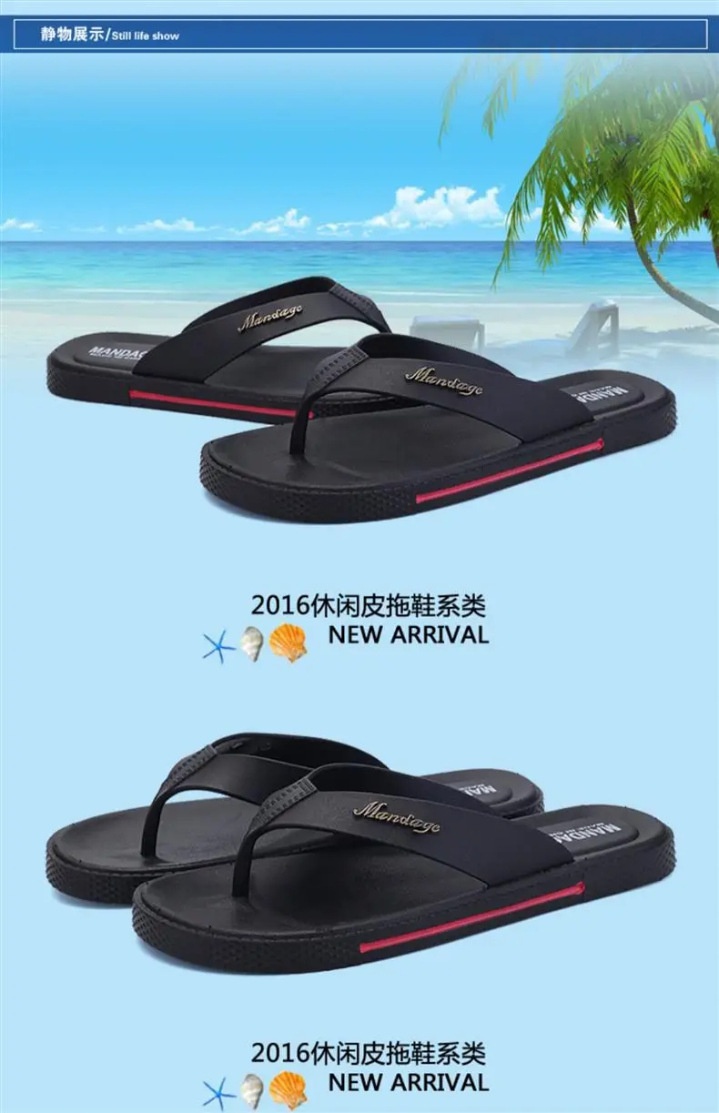 Flip-flops for Men 2023 New Summer Sandals for Men Breathable Shoes Non-slip Lightweight Wear-resistant Casual Plastic Bathroom Sandals — feature 19