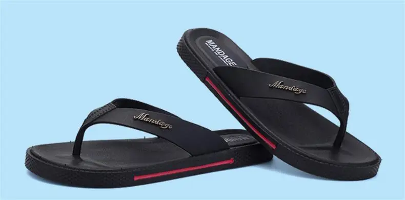 Flip-flops for Men 2023 New Summer Sandals for Men Breathable Shoes Non-slip Lightweight Wear-resistant Casual Plastic Bathroom Sandals — feature 20