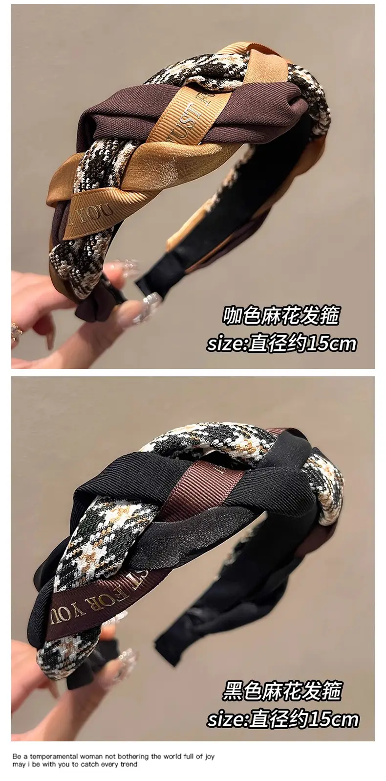 Women's 2025 Pearl Headband with Silk Ribbon — feature 17