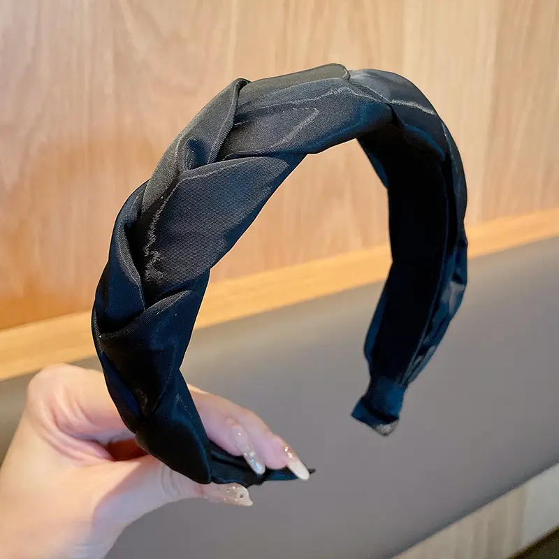 Women's 2025 Pearl Headband with Silk Ribbon - Image 9