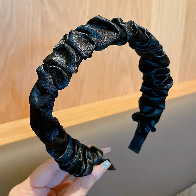 Women's 2025 Pearl Headband with Silk Ribbon - Image 6