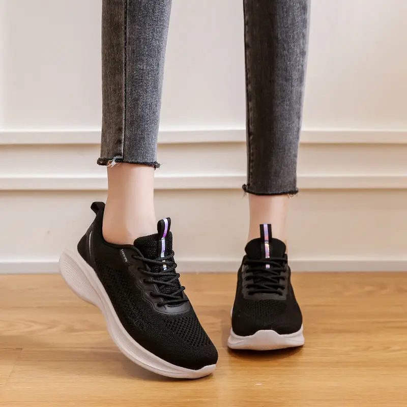 2025 Spring and Summer New Versatile Women's Shoes, Lightweight, Comfortable, Soft-Soled, Soft-Surface Sports and Casual Shoes, Mesh Breathable Running Shoes - Image 5