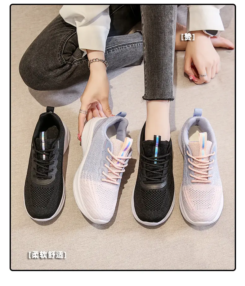 2025 Spring and Summer New Versatile Women's Shoes, Lightweight, Comfortable, Soft-Soled, Soft-Surface Sports and Casual Shoes, Mesh Breathable Running Shoes — feature 12