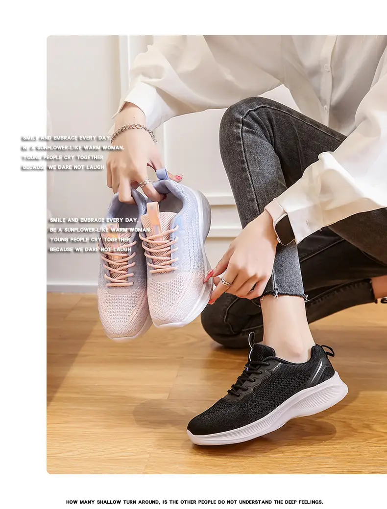 2025 Spring and Summer New Versatile Women's Shoes, Lightweight, Comfortable, Soft-Soled, Soft-Surface Sports and Casual Shoes, Mesh Breathable Running Shoes — feature 14