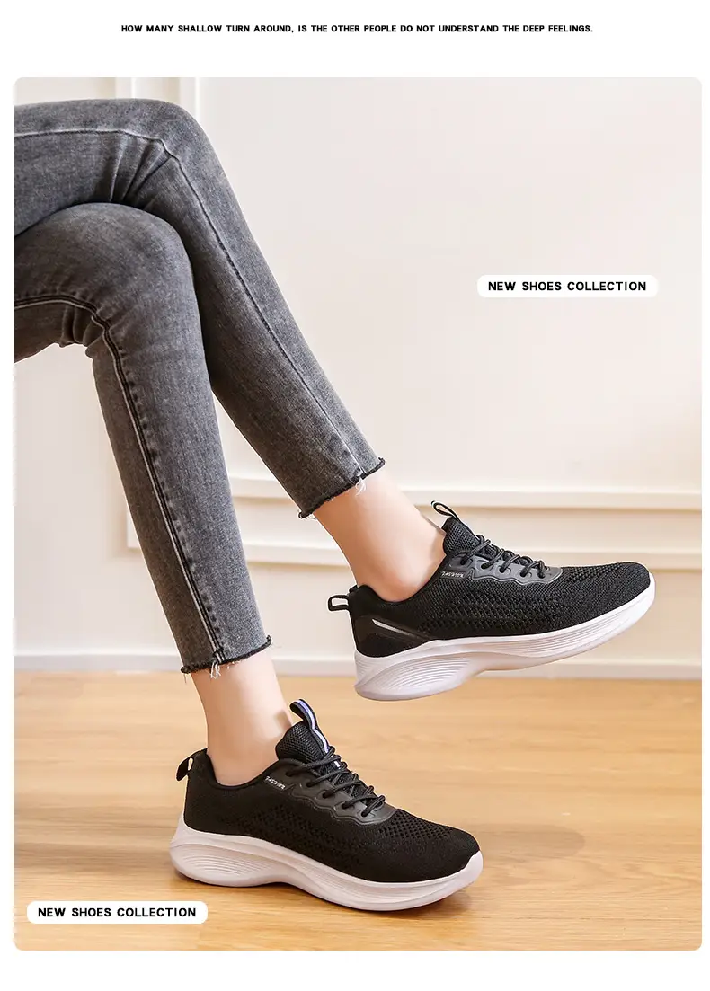 2025 Spring and Summer New Versatile Women's Shoes, Lightweight, Comfortable, Soft-Soled, Soft-Surface Sports and Casual Shoes, Mesh Breathable Running Shoes — feature 17
