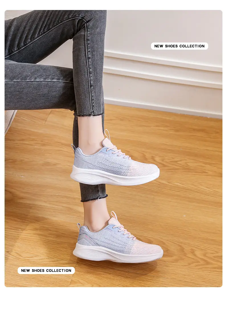 2025 Spring and Summer New Versatile Women's Shoes, Lightweight, Comfortable, Soft-Soled, Soft-Surface Sports and Casual Shoes, Mesh Breathable Running Shoes — feature 24