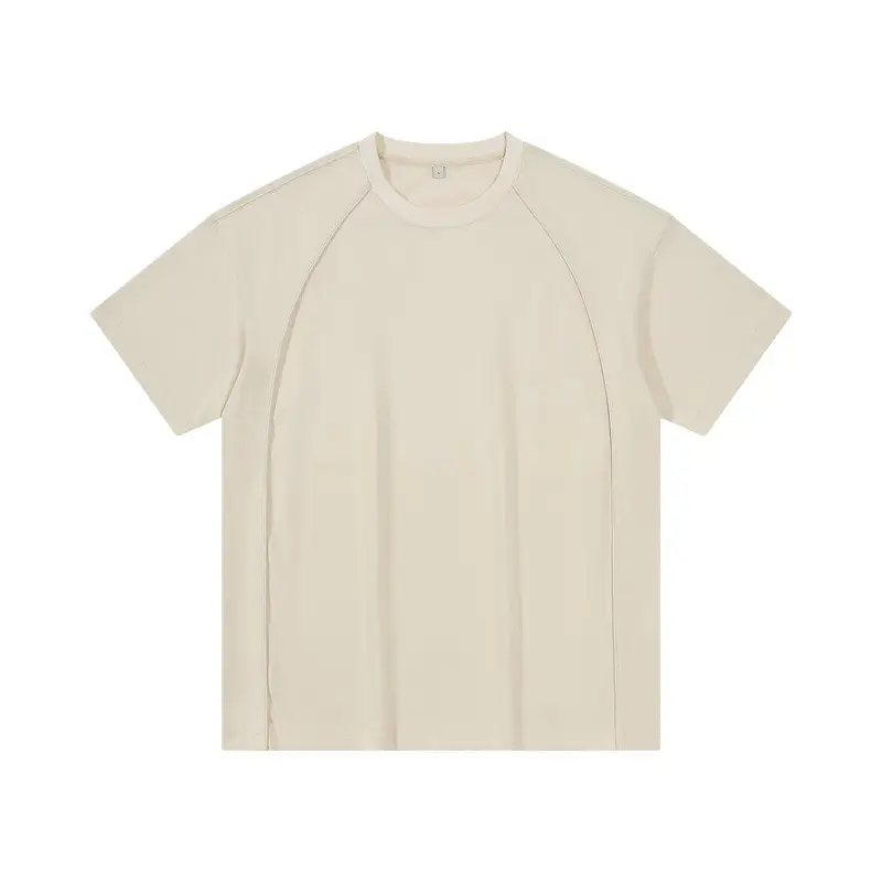 Dengjue Men Cotton Round Neck T-Shirt Brown - Image 8